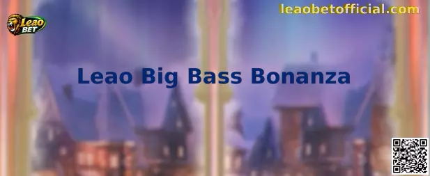 Ilustração da experiência Leao Big Bass Bonanza com temática de pescaria